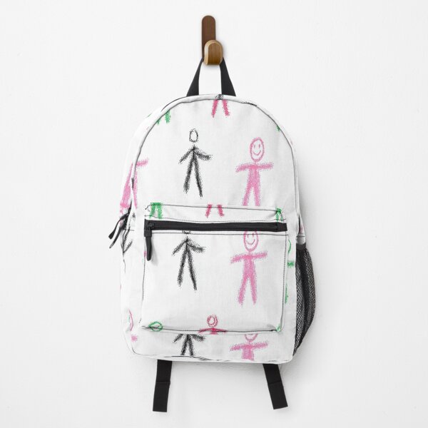 Item preview, Simple Crayon Stick Figures Pattern designed and sold by Piotrek0001.