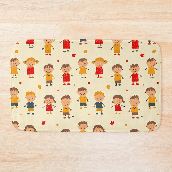 Item preview, Happy Children Holding Hands on Yellow designed and sold by Piotrek0001.