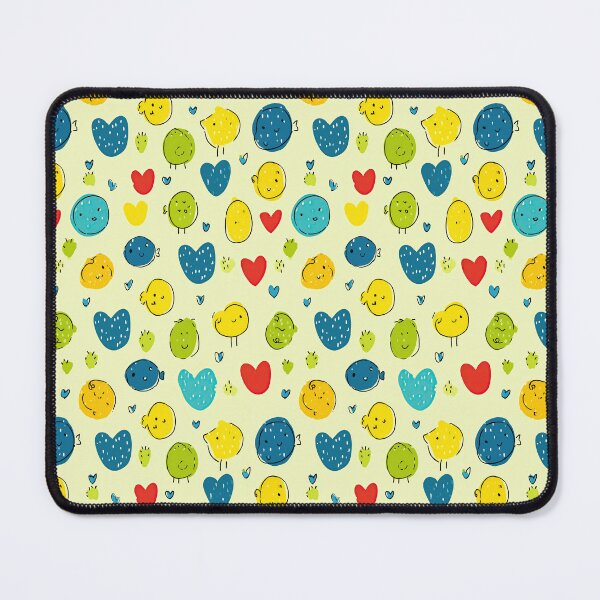 Item preview, Yellow and Blue Smiley Blob Faces designed and sold by Piotrek0001.