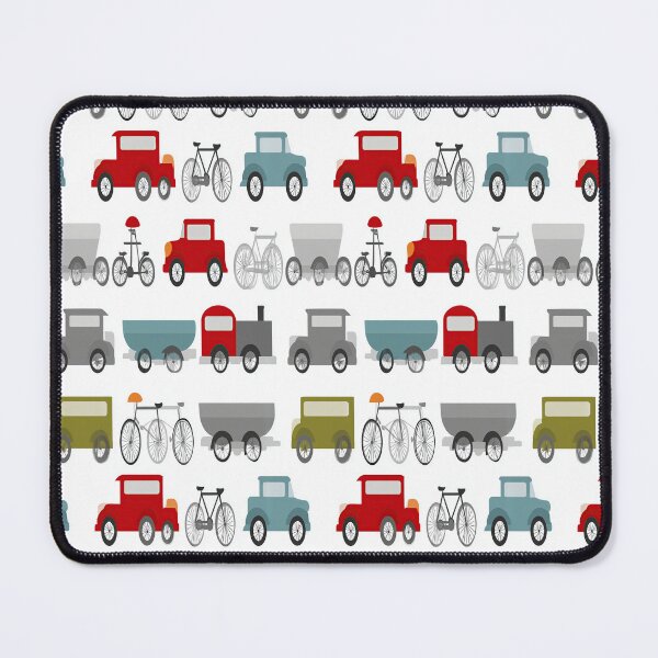 Item preview, Retro Toy Cars and Trains Pattern designed and sold by Piotrek0001.