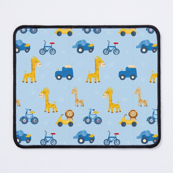 Item preview, Cute Giraffe and Blue Toy Cars designed and sold by Piotrek0001.
