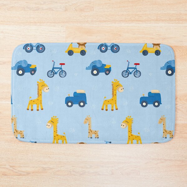 Item preview, Cute Giraffe and Blue Toy Cars designed and sold by Piotrek0001.
