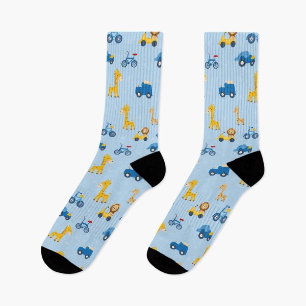 Item preview, Cute Giraffe and Blue Toy Cars designed and sold by Piotrek0001.