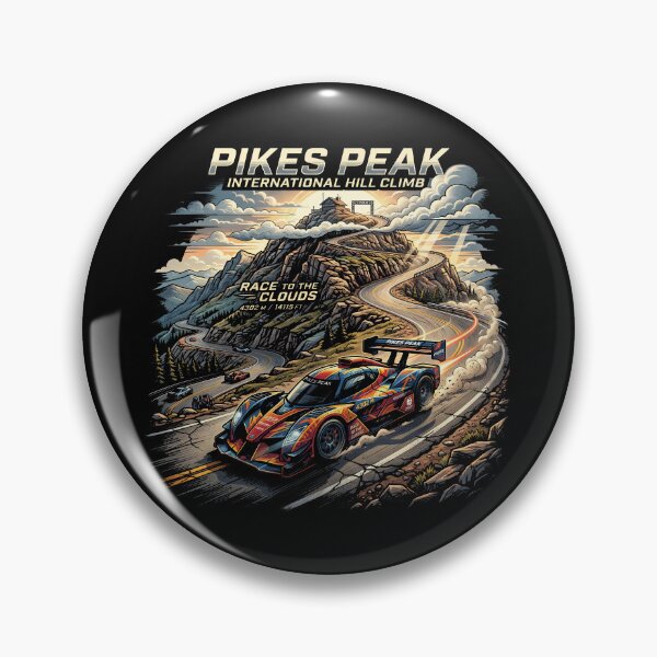 Item preview, Pikes Peak Summit 4302m Motorsport Graphic designed and sold by enzoade.