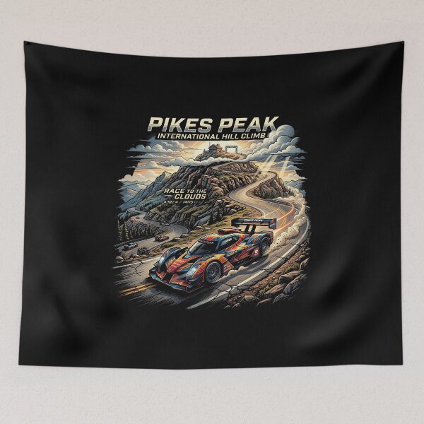 Item preview, Pikes Peak Summit 4302m Motorsport Graphic designed and sold by enzoade.