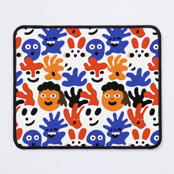 Item preview, Abstract Colorful Monster Faces Art designed and sold by Piotrek0001.