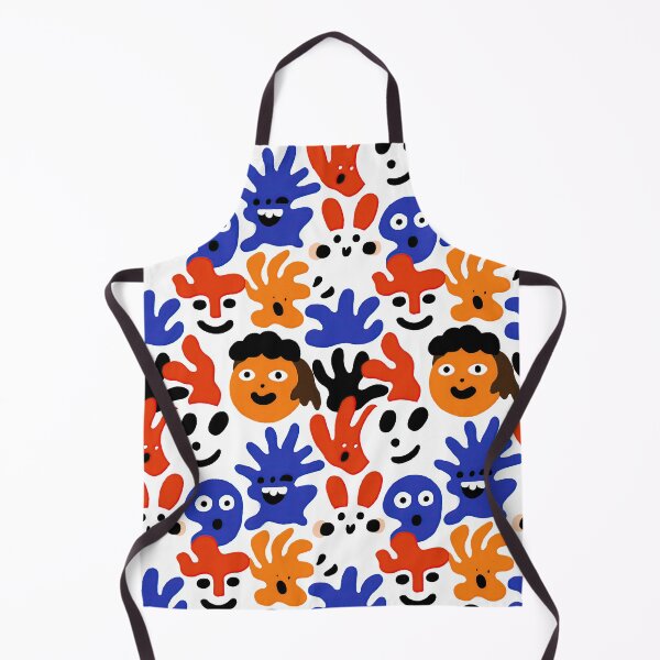Item preview, Abstract Colorful Monster Faces Art designed and sold by Piotrek0001.