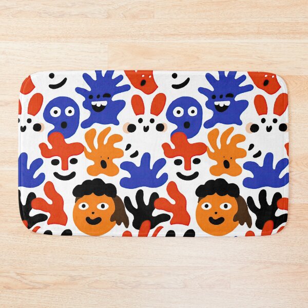 Item preview, Abstract Colorful Monster Faces Art designed and sold by Piotrek0001.