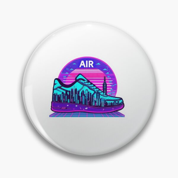Item preview, AIR Los Angeles Cityscape Sneaker Sticker designed and sold by Imaginarium of Chaos falcon88 .