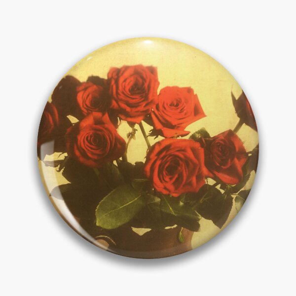 Item preview, Vibrant Red Roses in a Vintage Pitcher designed and sold by RubyDelAngel.