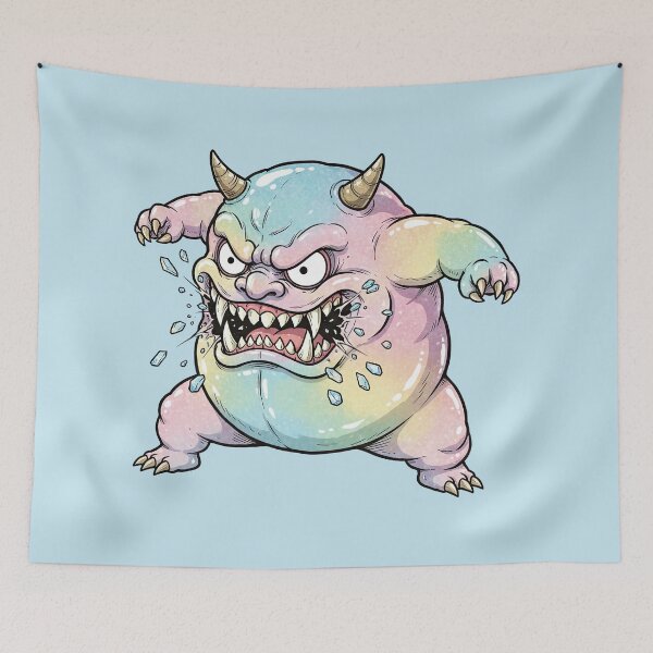 Item preview, Pastel Oni Bad Mood designed and sold by EdvvinStudios.