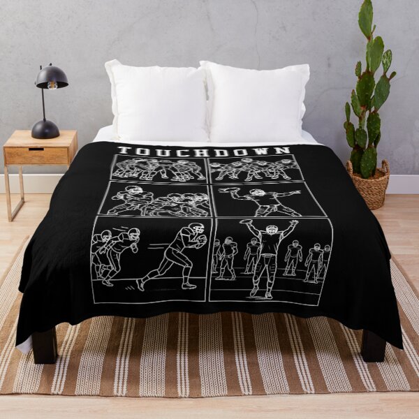 Item preview, American Football Player Touchdown Diagram Funny Team designed and sold by GrandeDuc.
