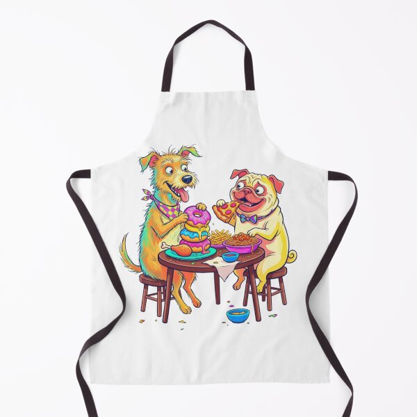 Item preview, The dog is eating food. designed and sold by PP&RAINBOW SHOP.