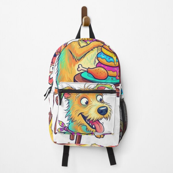 Item preview, The dog is eating food. designed and sold by PP&RAINBOW SHOP.