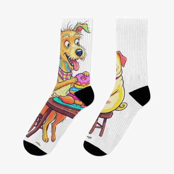 Item preview, The dog is eating food. designed and sold by PP&RAINBOW SHOP.