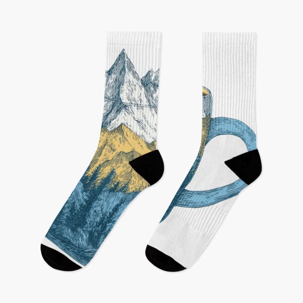 Artikelvorschau, Malerische Berge im Tassendesign entworfen und verkauft von anytka.