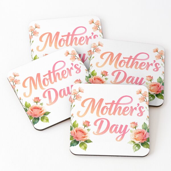 Item preview, Mother's Day Floral Script – Beautiful Rose Bouquet designed and sold by Dxvect.