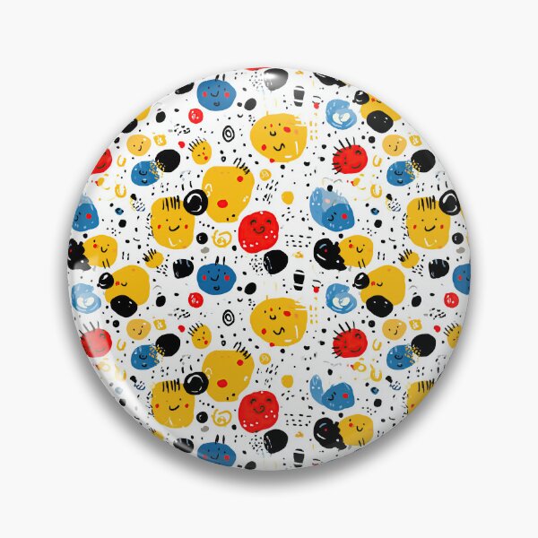 Item preview, Chaotic Smiley Faces and Polka Dots designed and sold by Piotrek0001.