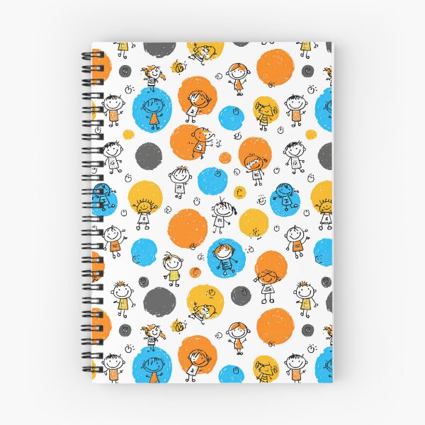 Item preview, Kids and Blue Doodle Circles Texture designed and sold by Piotrek0001.