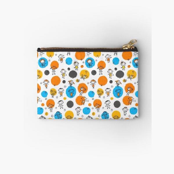 Item preview, Kids and Blue Doodle Circles Texture designed and sold by Piotrek0001.