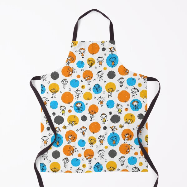 Item preview, Kids and Blue Doodle Circles Texture designed and sold by Piotrek0001.