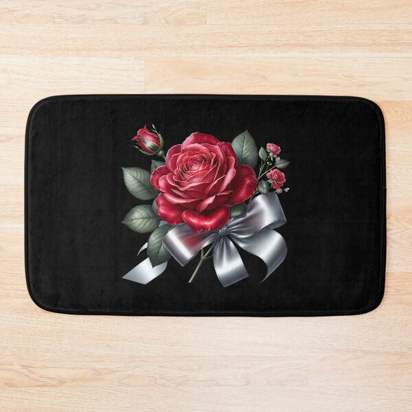 Item preview, Red Rose Blossom Illustration – Romantic Floral Art designed and sold by artedigital99.