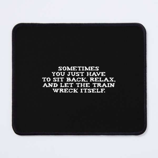 Item preview, Let The Train Wreck Itself designed and sold by laurawartz.