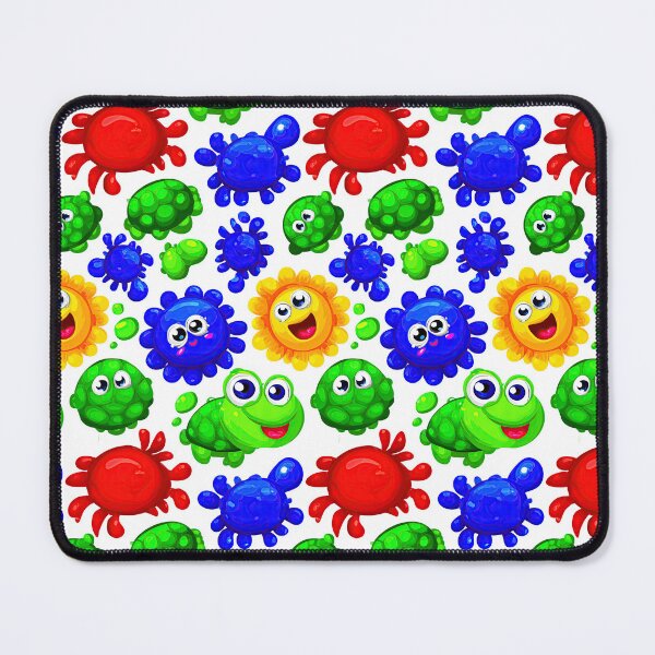 Item preview, Bright Blue and Green Friendly Monsters designed and sold by Piotrek0001.