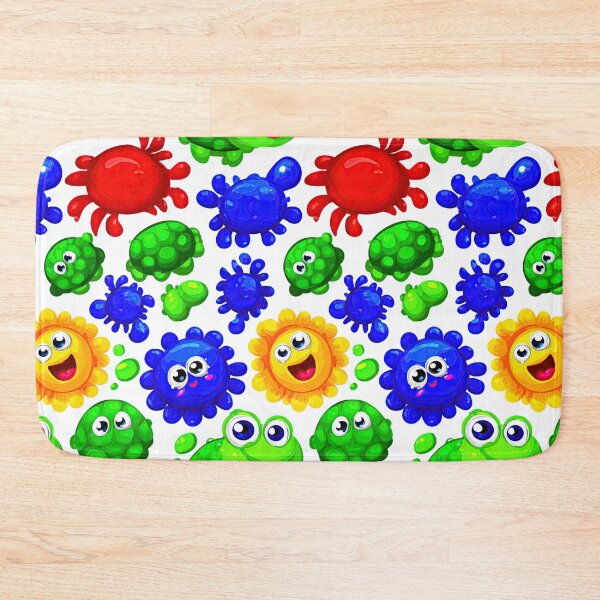 Item preview, Bright Blue and Green Friendly Monsters designed and sold by Piotrek0001.