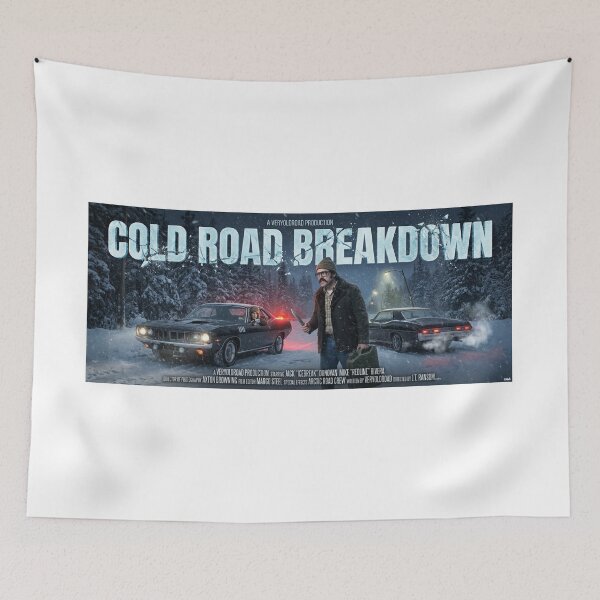Item preview, ROAD MOVIE POSTER COLD ROAD BREAKDOWN 1970 designed and sold by VERYOLDROAD BY AXTON BROWNING .