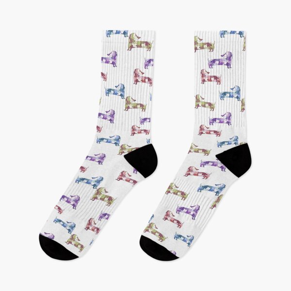 Item preview, Puzzle Dachshund Multicolor Pattern designed and sold by MotifsByMari.