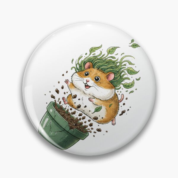 Item preview, Hamster Escaped The Pot designed and sold by EdvvinStudios.