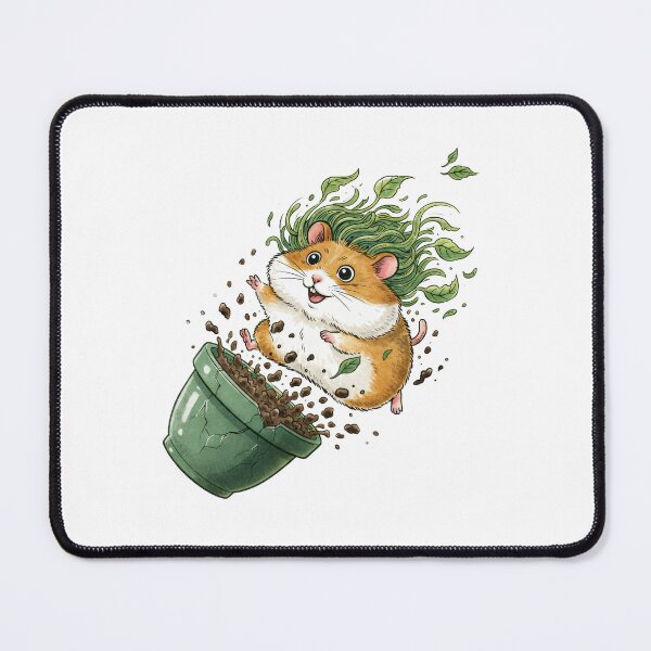 Item preview, Hamster Escaped The Pot designed and sold by EdvvinStudios.