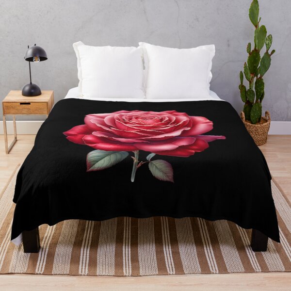 Item preview, Romantic Red Rose Bouquet – Floral Love Design designed and sold by artedigital99.