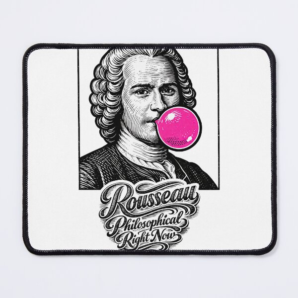 Item preview, Rousseau – Philosophical Pop Twist designed and sold by ForeverPrintsOK.