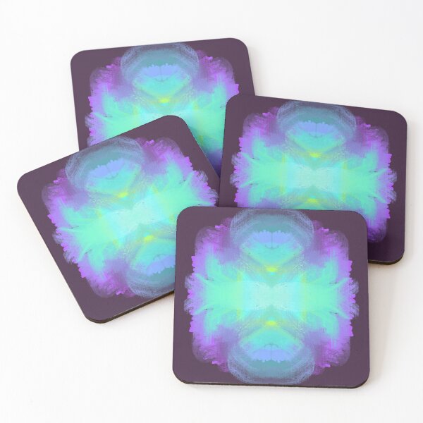 Item preview, Purple and Green Abstract Psychedelic Design designed and sold by DotDing.