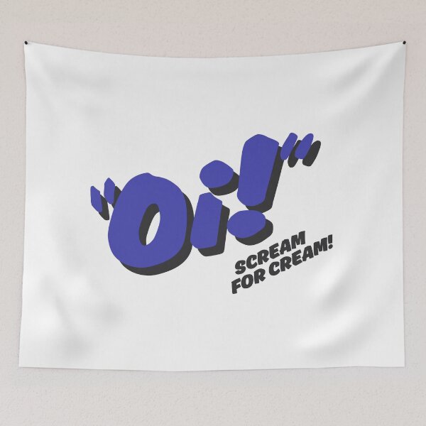 Item preview, Oi Scream For Cream – 80s UK TV Advert designed and sold by On The Cobbles.