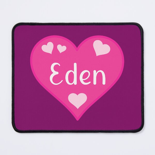 Item preview, Eden Name Pink Heart  designed and sold by Jeallan Designs.