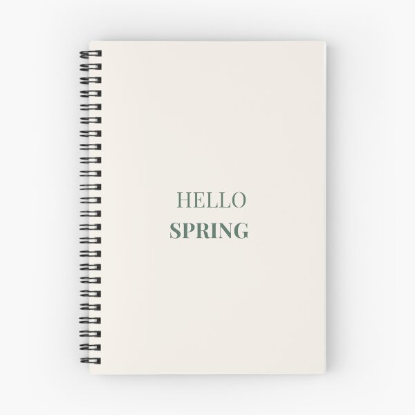 Item preview, Hello Spring – Minimal Spring Typography Design designed and sold by J-Nature-Vibes.