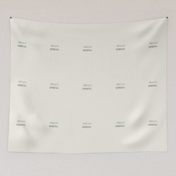 Item preview, Hello Spring – Minimal Spring Typography Design designed and sold by J-Nature-Vibes.