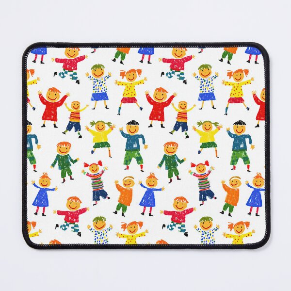 Item preview, Joyful Running Kids Hand Drawn Art designed and sold by Piotrek0001.