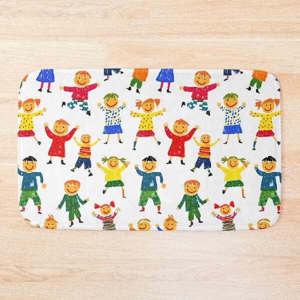 Item preview, Joyful Running Kids Hand Drawn Art designed and sold by Piotrek0001.