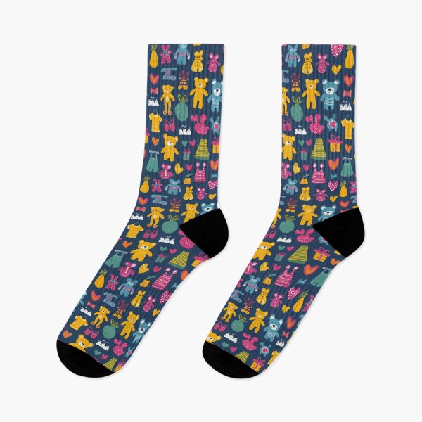 Item preview, Cute Bears and Stars on Dark Blue designed and sold by Piotrek0001.