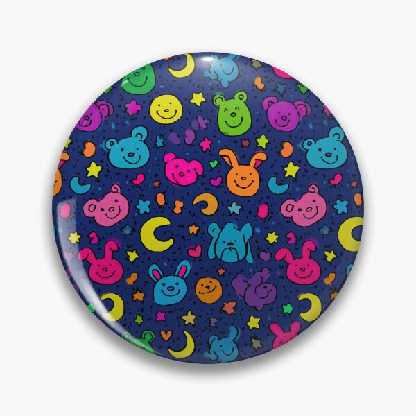 Item preview, Neon Colored Monsters on Dark Background designed and sold by Piotrek0001.