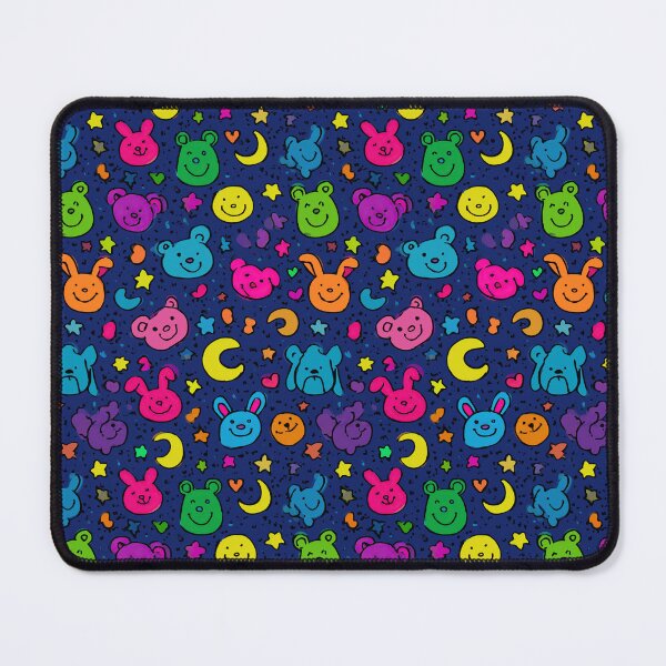 Item preview, Neon Colored Monsters on Dark Background designed and sold by Piotrek0001.