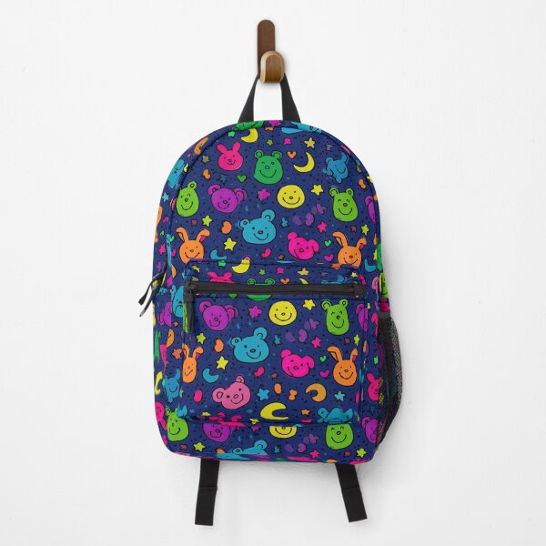 Item preview, Neon Colored Monsters on Dark Background designed and sold by Piotrek0001.