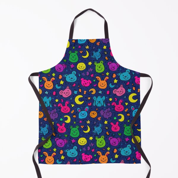 Item preview, Neon Colored Monsters on Dark Background designed and sold by Piotrek0001.