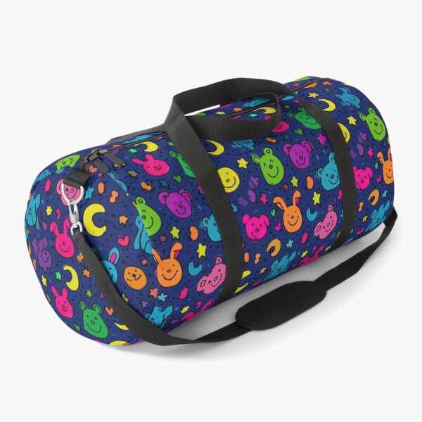 Item preview, Neon Colored Monsters on Dark Background designed and sold by Piotrek0001.