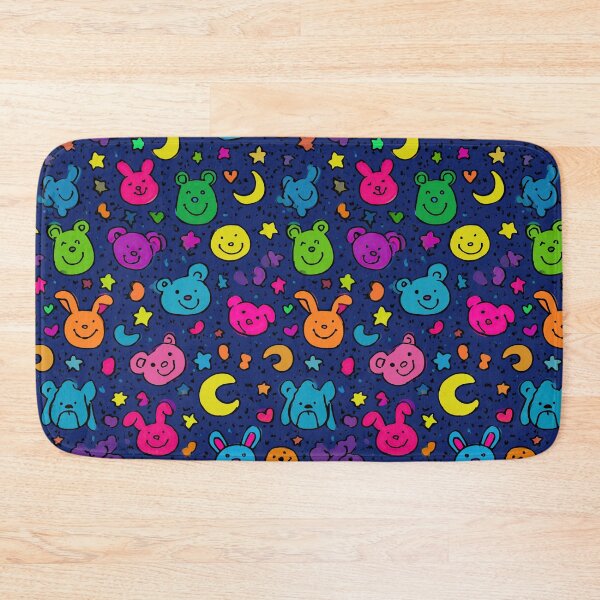Item preview, Neon Colored Monsters on Dark Background designed and sold by Piotrek0001.