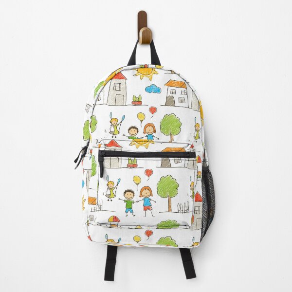 Item preview, Kids House and Balloons Crayon Drawing designed and sold by Piotrek0001.